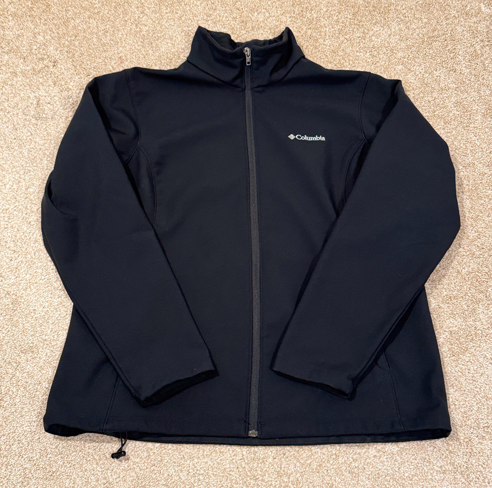Columbia Women's Herald Square Full Zip Fleece Lined Softshell Jacket - Black XL